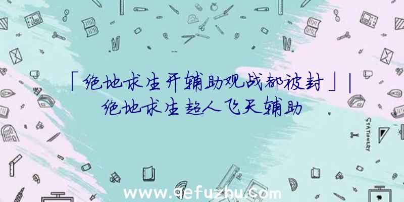 「绝地求生开辅助观战都被封」|绝地求生超人飞天辅助